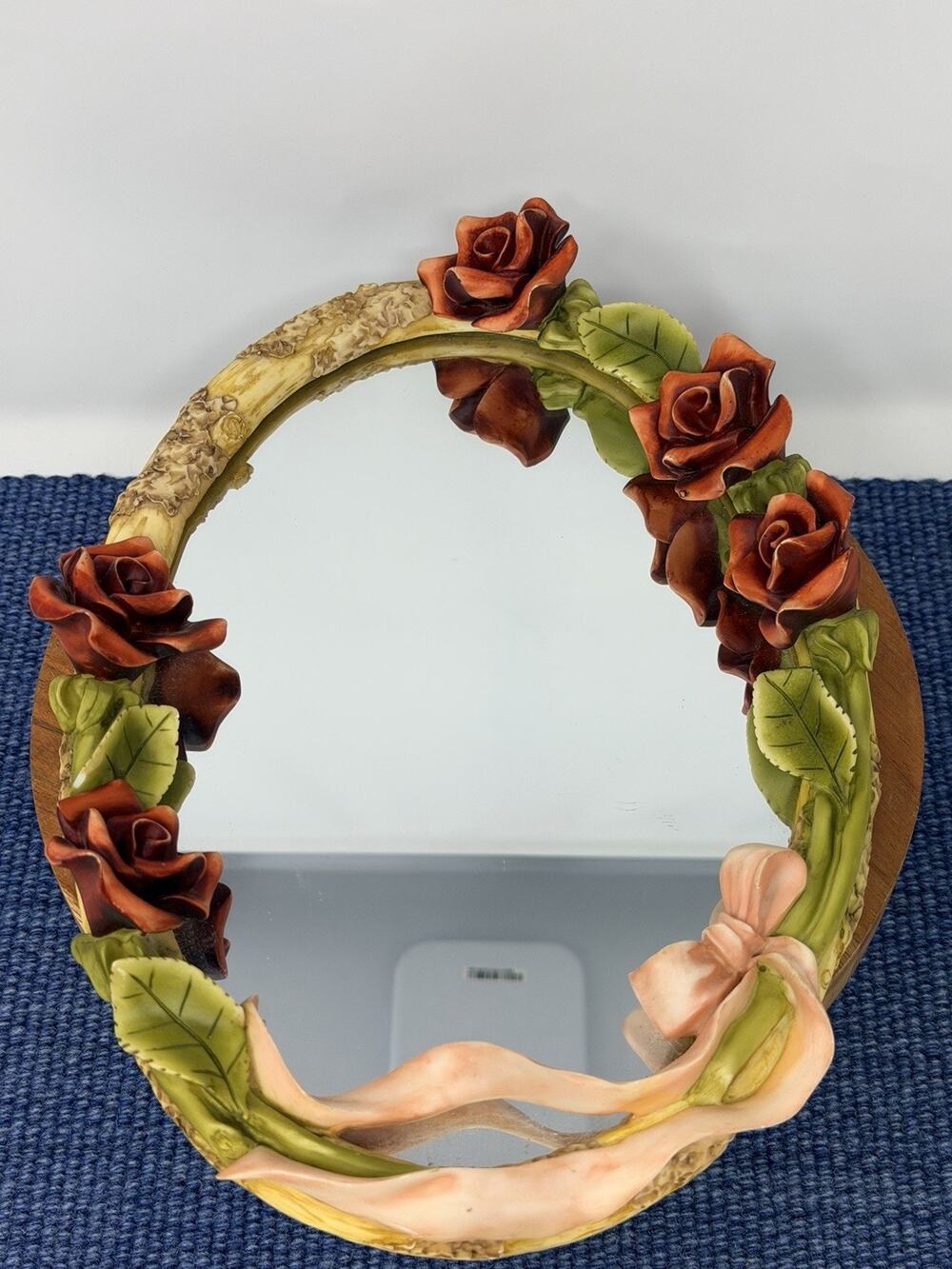 La Collection Romantique Decorative Wall Mirror Floral Decoration Rose